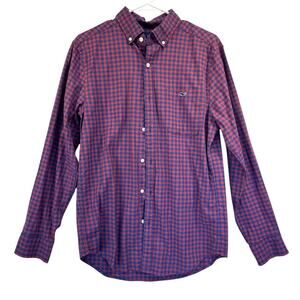 Vineyard Vines Men Button‎ Up Classic Fit Tucker Shirt Cotton Spandex Plaid S